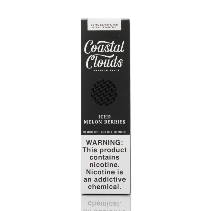 ICED Melon Berries - Coastal Clouds - 60mL - $11.99