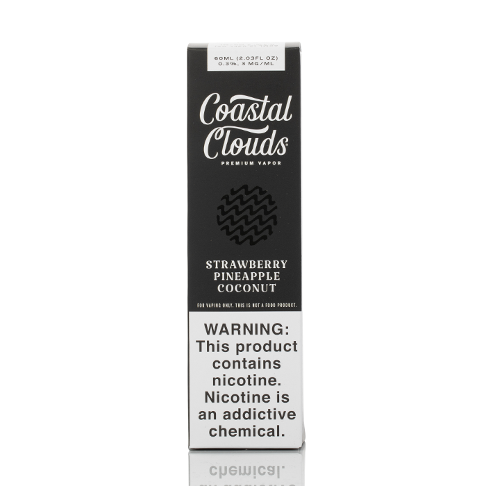 Strawberry Pineapple Coconut - Coastal Clouds Co. - 60mL - $10.99 Strawberry Pineapple Coconut - Coastal Clouds Co. - 60mL - $10.99
