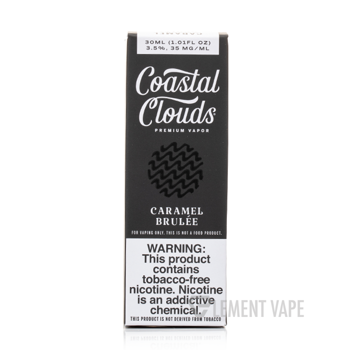 Coastal Clouds Salt E-Liquid - Caramel Brulee - 30ml