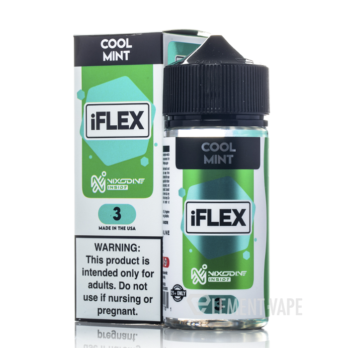 icy mint vape juice Cool - iFlex Nixodine by Head - 100mL Select Flavor ::Blue Razz Cherry display:3D Curved Display OG Kush THCa Disposable