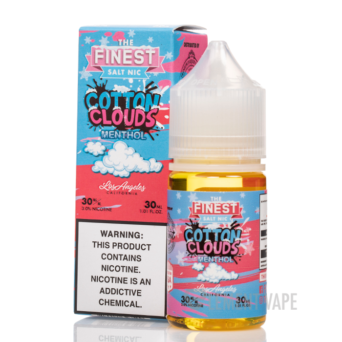 best menthol vape juice Cotton Clouds Menthol - Finest Salt Nic