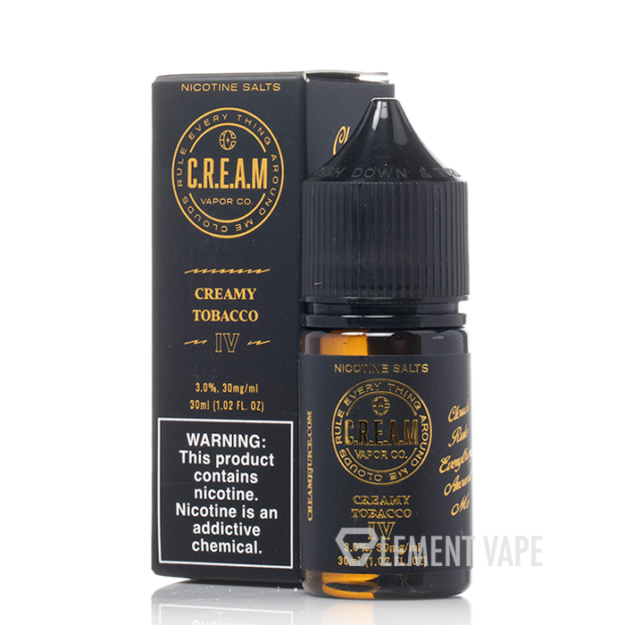creamy tobacco vape juice Creamy Tobacco IV - C.R.E.A.M Salts
