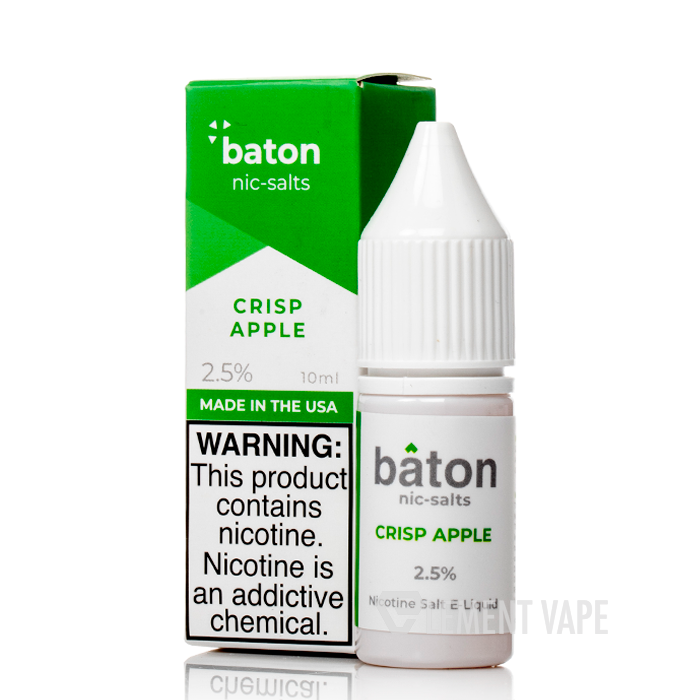 Crisp Apple - Baton Salts - 10mL $6.99