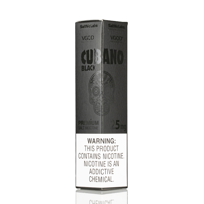 Cubano Black - VGOD SaltNic - 30mL - $10.99