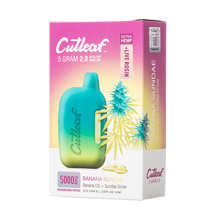 Cutleaf Live Rosin Disposable 5G Cutleaf Live Rosin Disposable 5G