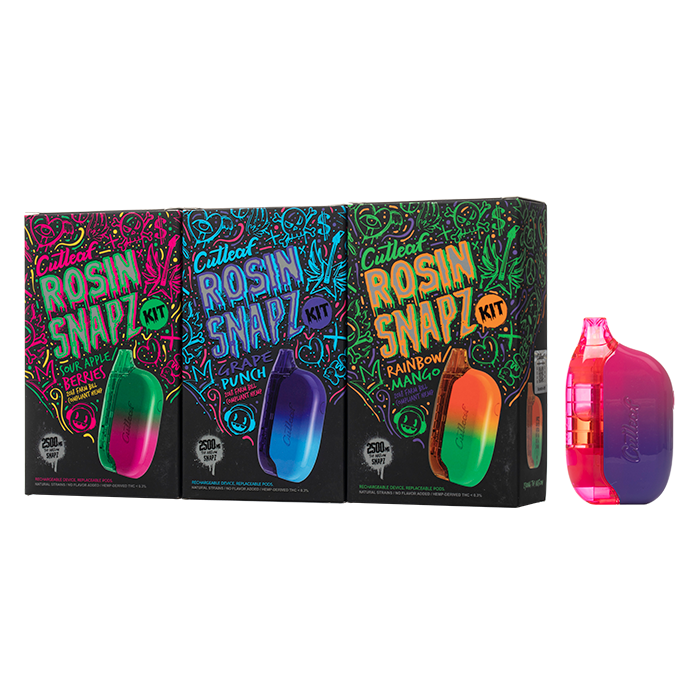 Cutleaf Rosin Snapz Kit 2500mg $19.99