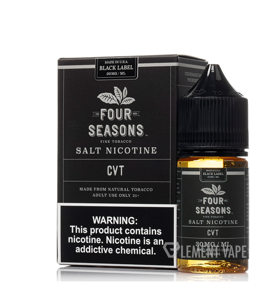 CVT - Four Seasons Black Label Salts - 30mL - $10.99