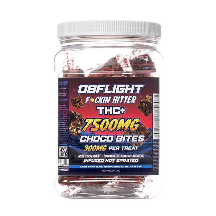 D8FLIGHT F*CKIN HITTER THC+ Bites 7500mg - $68.99