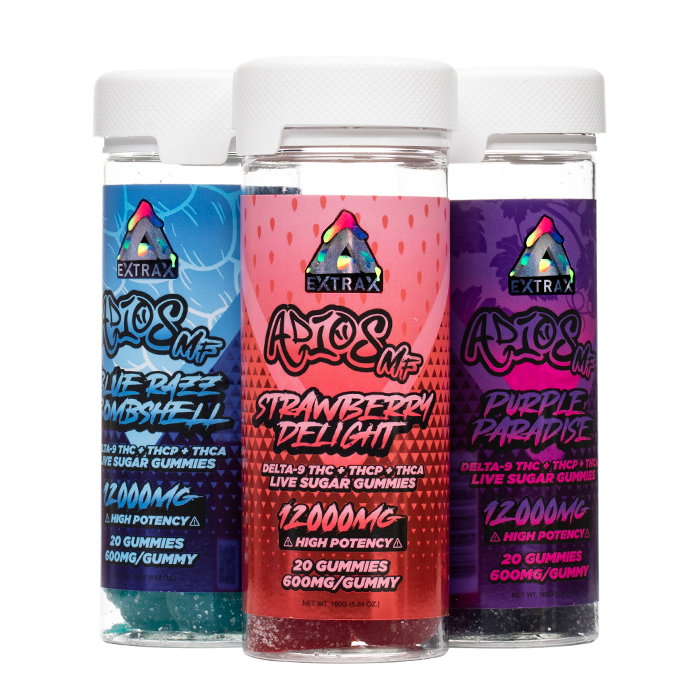 Delta Extrax Adios MF Gummies 12000mg $39.99