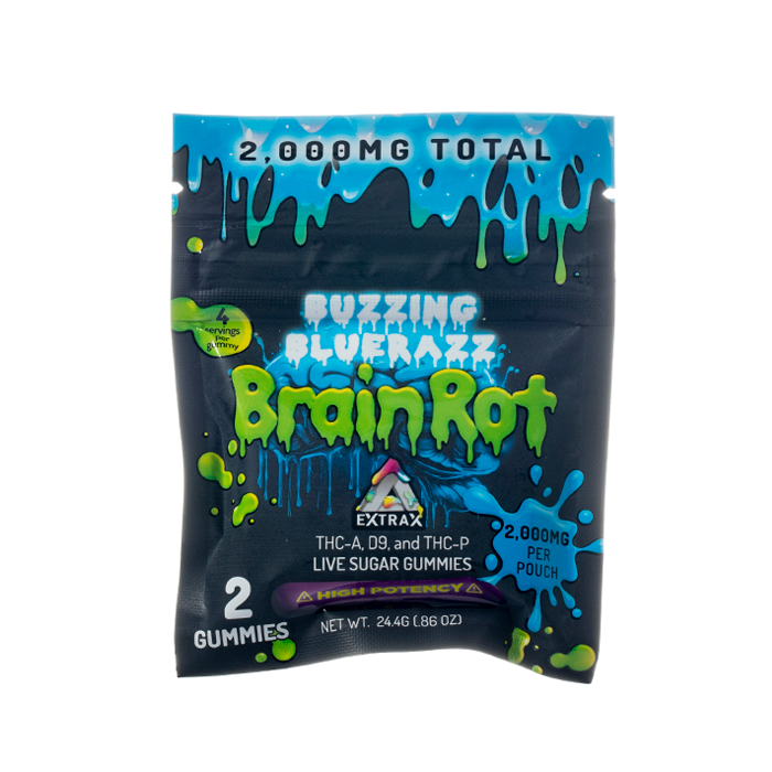 Delta Extrax Brain Rot Live Sugar Gummies 2000MG - $9.99