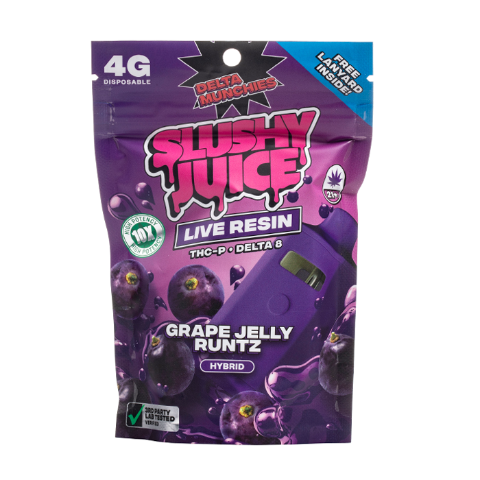 slushy juice vape Delta Munchies Slushy Juice Disposable 4G