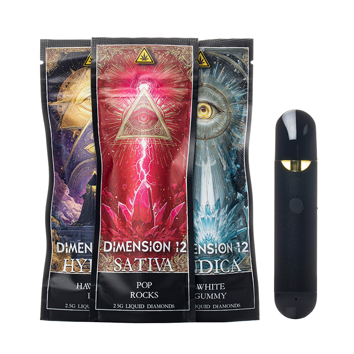 Dimension 12 THCP Liquid Diamonds Disposable 2.5G $19.99