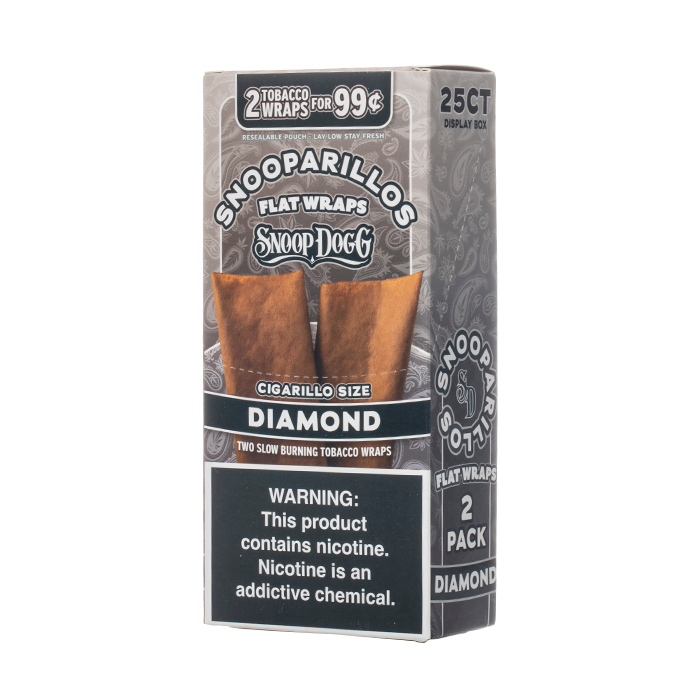 Snooparillos Flat Wraps 50ct [FULL BOX] - $24.99