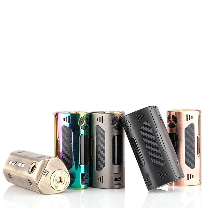 dual 18650 vape mod DOVPO Trigger 168W TC Box | Device UNO Mas X 10,000 sour apple ice vape Color:Bold Tobacco