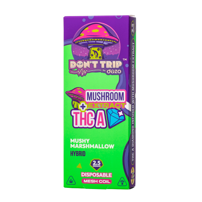 don extracts vape pen DOZO DON'T TRIP Mushroom Extract + THC-A Diamonds Disposable 3.5G