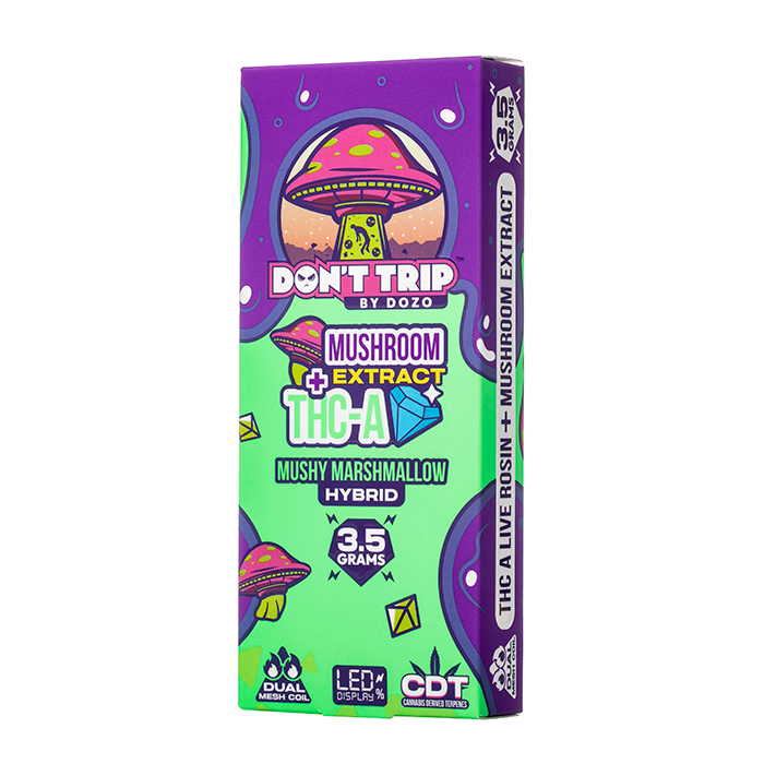 don extracts vape pen how to use Dozo Don't Trip Mushroom Extract + THCa Disposable 2.5g