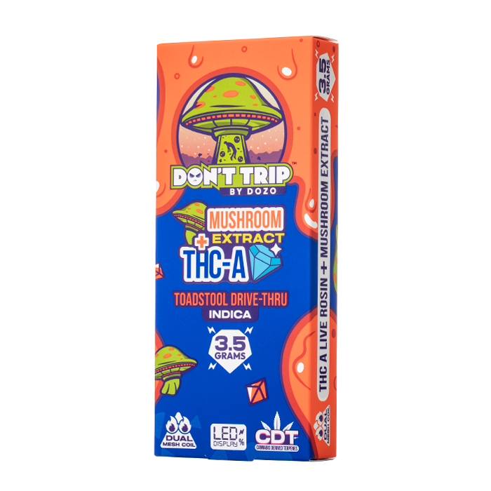 DOZO DON'T TRIP Mushroom Extract + THC-A Diamonds Disposable 3.5G