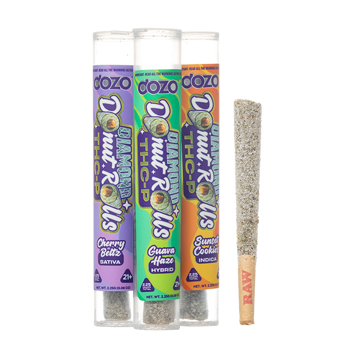 DOZO THCP Diamond Donut Rolls 2.25G $5.99