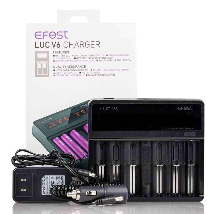 Efest LUC V6 6-Bay LCD Universal Charger $34.99