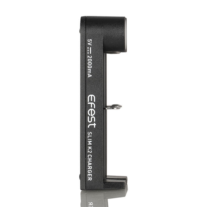 Efest Slim K2 – Chargeur Rapide 2 Baies Pour Batteries Li-ion 10440 à 26650, 2A Max