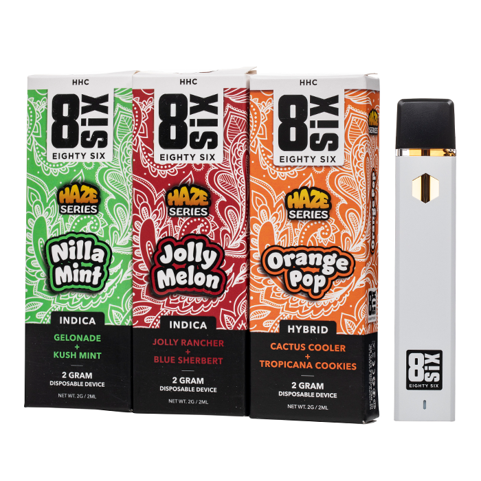 Eighty Six HHC Haze Series Disposable 2G $15.99
