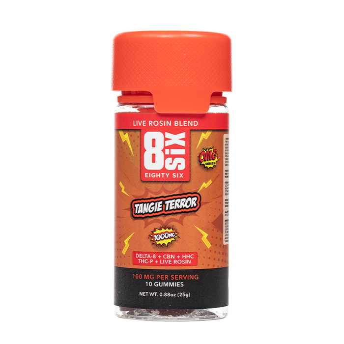 Eighty Six Live Rosin Blend OMG Series Gummies 1000mg - $8.99