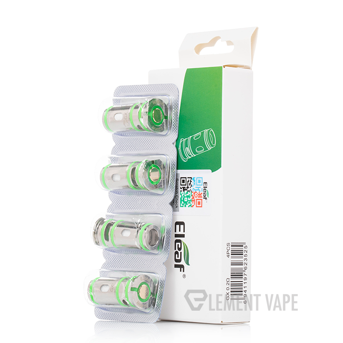 Eleaf GX AST Coil 4er Pack – Ersatzverdampferköpfe, Mesh Coil 0,2 Ohm, Für 50-80 Watt, Push & Pull Wechsel