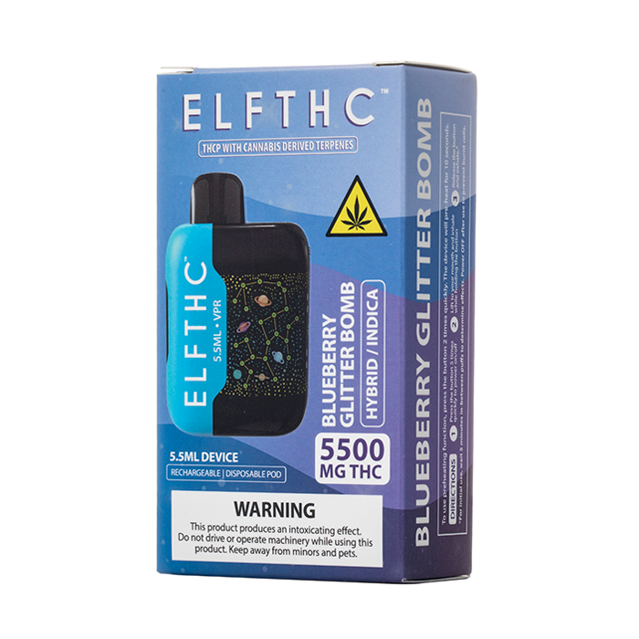 ELF THC 5500 THCP Disposable 5.5G $22.99 ELF THC 5500 THCP Disposable 5.5G $22.99