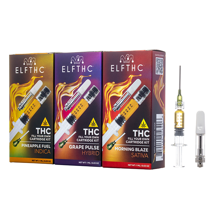 ELF THC Fill Your Own Cartridge Kit 1G $19.99