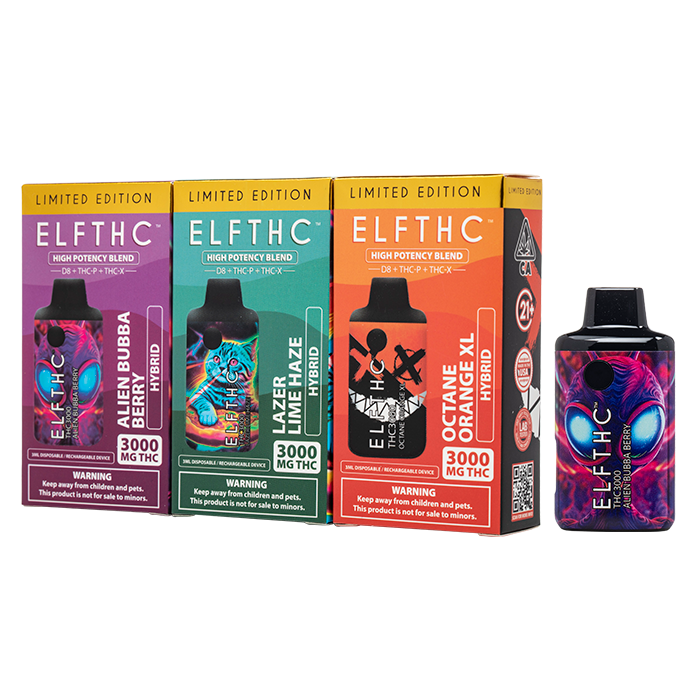 elfbar elfa master akku ELF THC Strawberry Mango Haze - Noldor Blend
