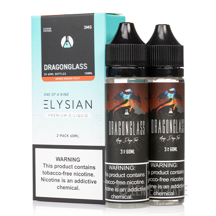 glass bottle vape juice Dragonglass - Elysian Labs E-Liquid