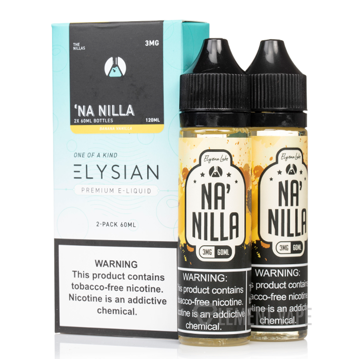 elysian vape juice Na'Nilla - Labs Flum Mello Blue Razz wave3 Flavour:Blue Rancher