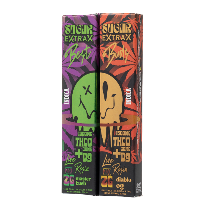 Sugar Extrax Best Buds THC-O + Delta-9 Live Resin Disposables 4G - $49.90