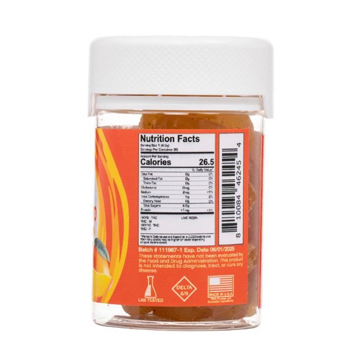 Feela HXY9 + THC-M + HXY10 + THC-P Live Resin Gummies 4000mg $49.9