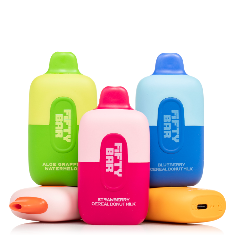 how much is elf bar vape Fifty Bar V2 Miami Mint Disposable 20k Puff main image 0