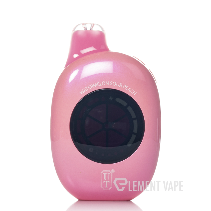 pink flum vape UT Bar 50K Disposable Flavor:Raspberry Nerdz (Hybrid) terpenes--Farnesene Claybourne Co. - Blue