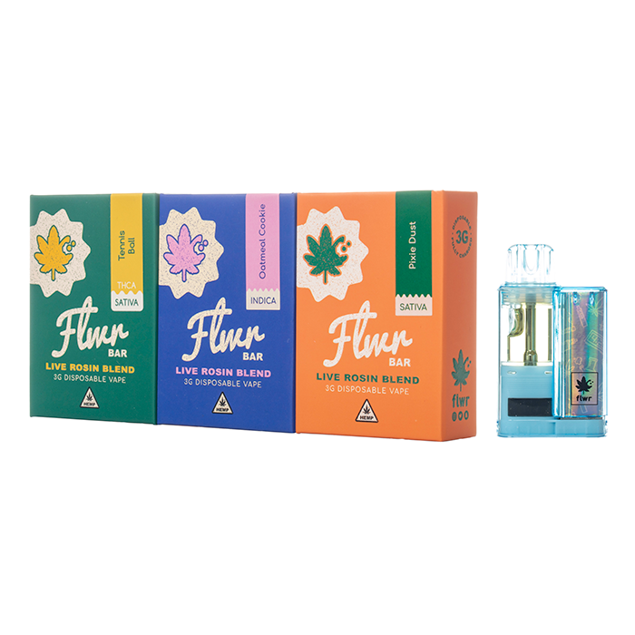 FLWR Bar THCA Live Rosin Disposable 3G - $19.99 FLWR Bar THCA Live Rosin Disposable 3G - $19.99
