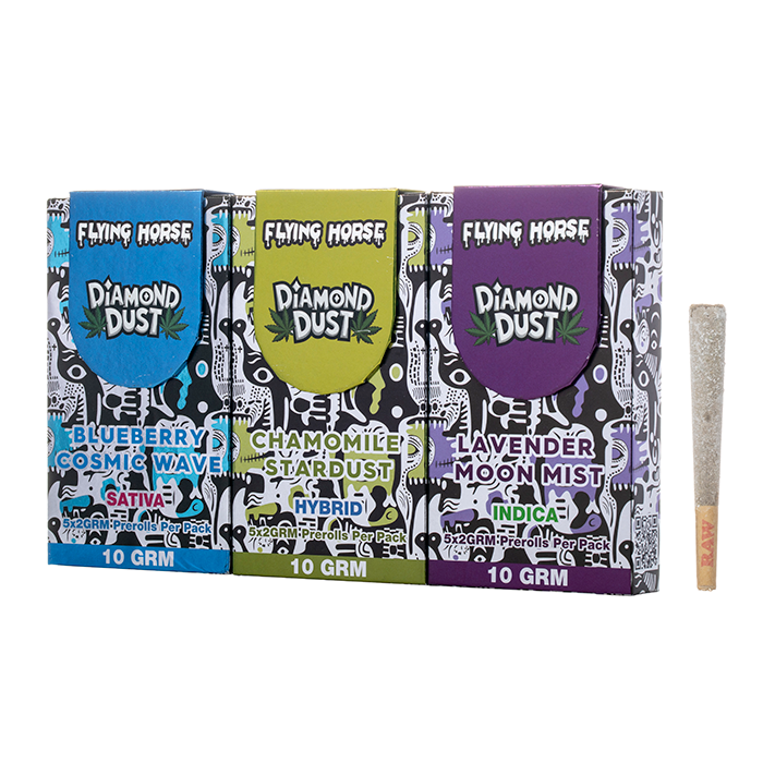 Flying Horse Diamond Dust Prerolls 10G