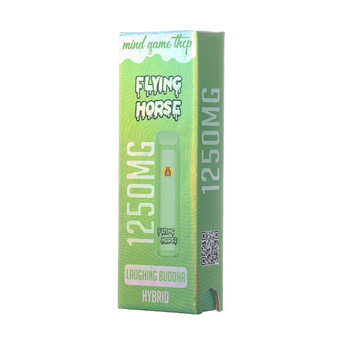 laughing buddha disposable vape Laughing Buddha | Bubba Kush Flying Horse Stoner Blend Disposable 7G