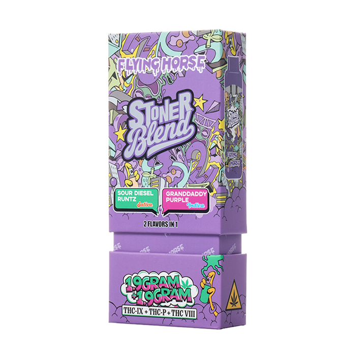 how much is elf bar vape Blue Dream | Pineapple Express Flying Horse Stoner Blend 3in1 Disposable 9G main image 0