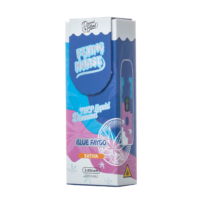 faygo blue pop vape Blue Faygo Flying Horse THC-P Liquid Diamond Disposable 3G main image 1