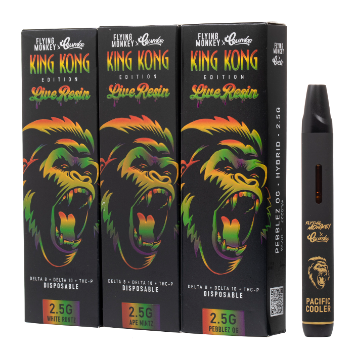 king kong vape Flying Monkey King Kong Live Resin Disposable 2.5G