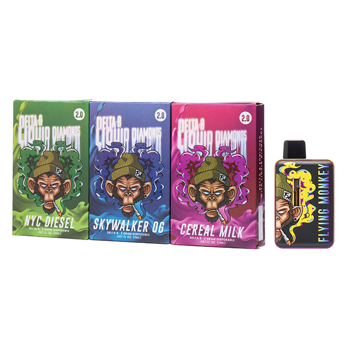 Flying Monkey Liquid Diamonds Disposable 2G - $49.90