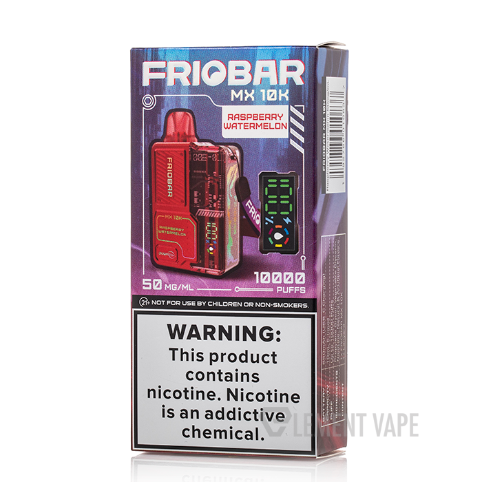 friobar mx 10000 puffs disposable vape 50ct/crystal display Freemax FRIOBAR MX 10K Disposable