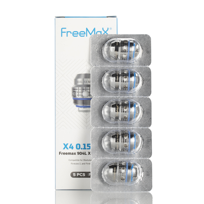 FreeMaX Maxluke 904L X Coils - $15.99