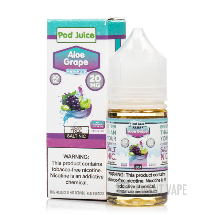 aloe vera grape vape Aloe Grape Chilled - Pod Juice E-Liquid