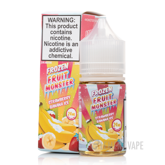 ICE Strawberry Banana - Frozen Fruit Monster Salts - 30mL - $10.99