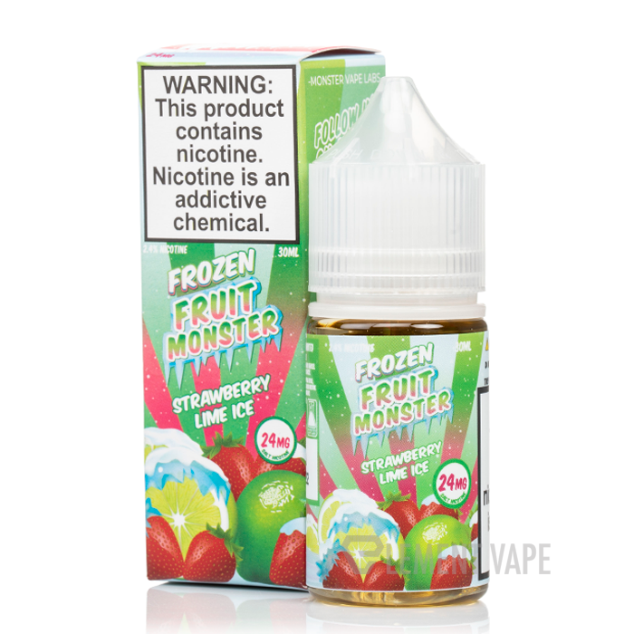 how much is elf bar vape ICE Strawberry Lime - Frozen Fruit Monster Salts