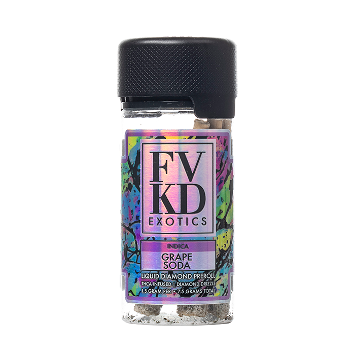 FVKD Exotics Liquid Diamond Pre Rolls 7.5G - $28.99