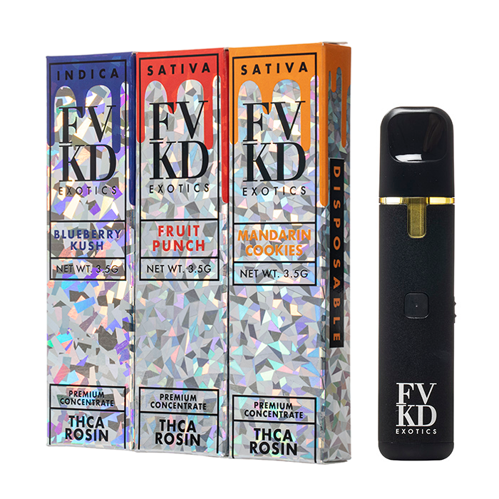 FVKD EXOTICS THC-A Rosin Disposable 3.5G - $21.99